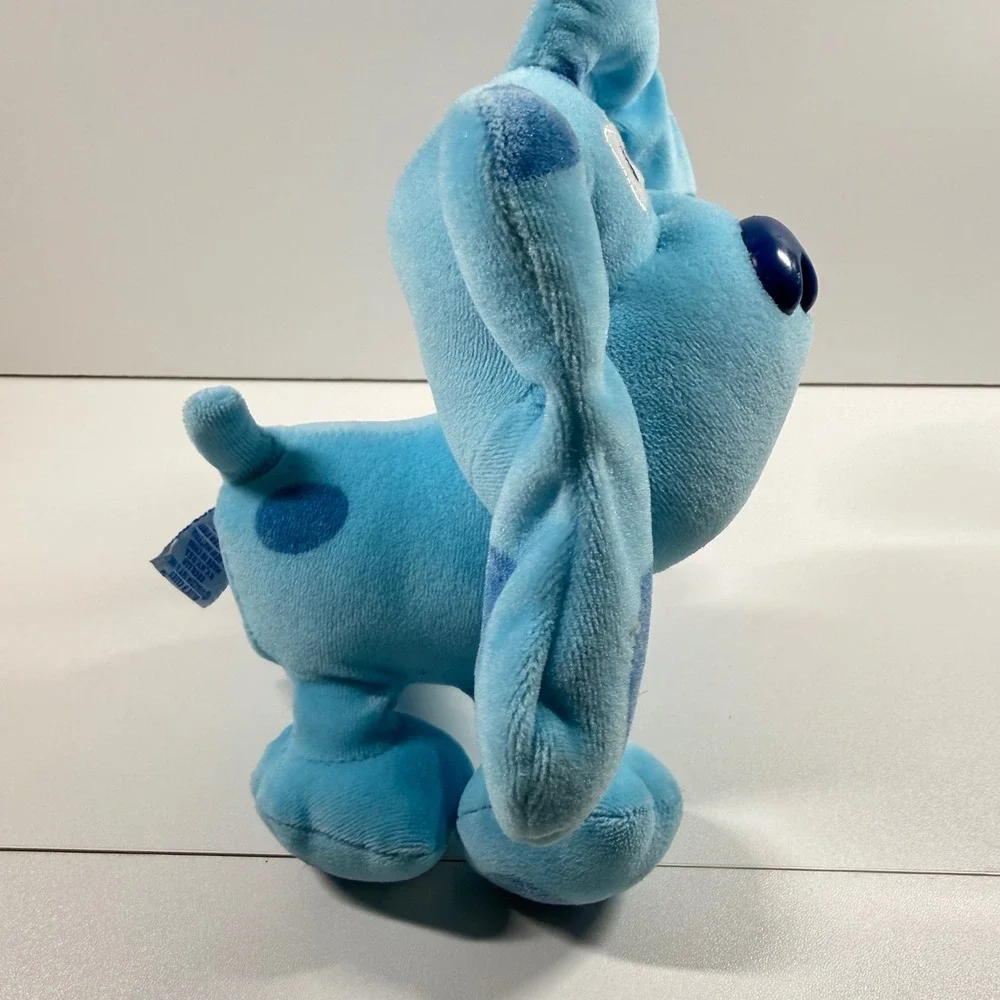 BLUES CLUES Eden Viacom Blue Plush Stuffed Animal Vintage Nickelodeon 7.5